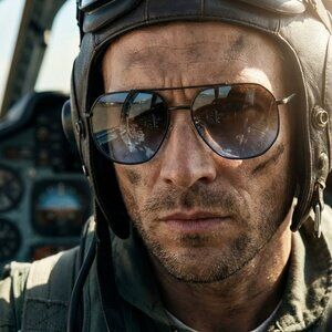 NEW MENS AVIATOR SQUARED Metal Classic Edgy Designer Style Sunglasses Blue Lens